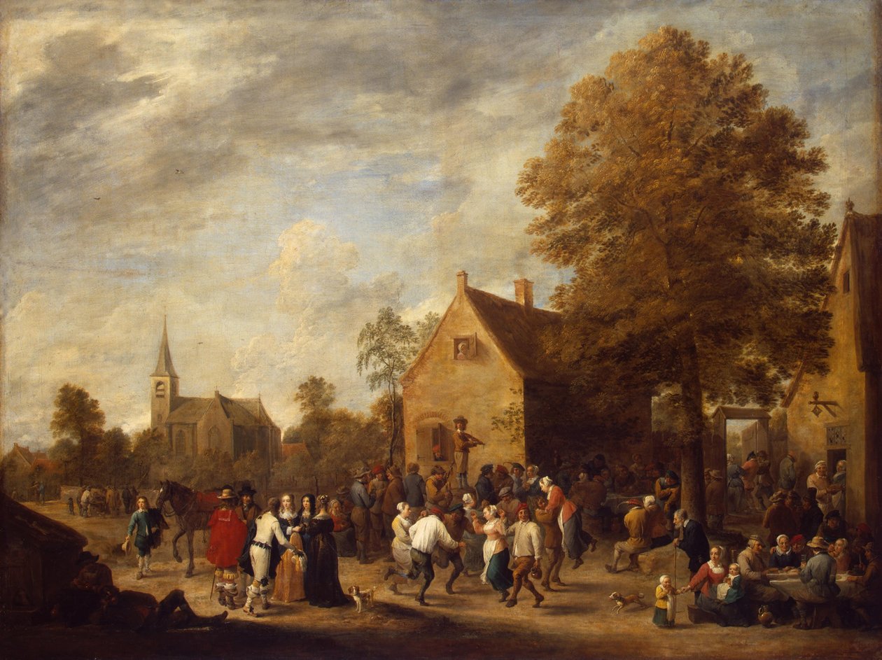 Wiejska uczta autorstwa David Teniers the Younger