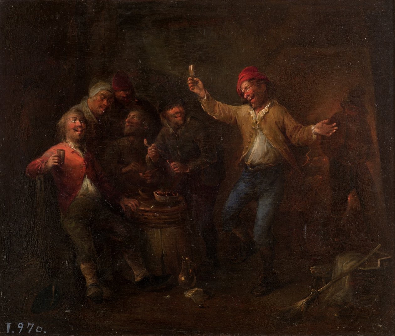 Hiszpański: Bebedores autorstwa David Teniers the Younger