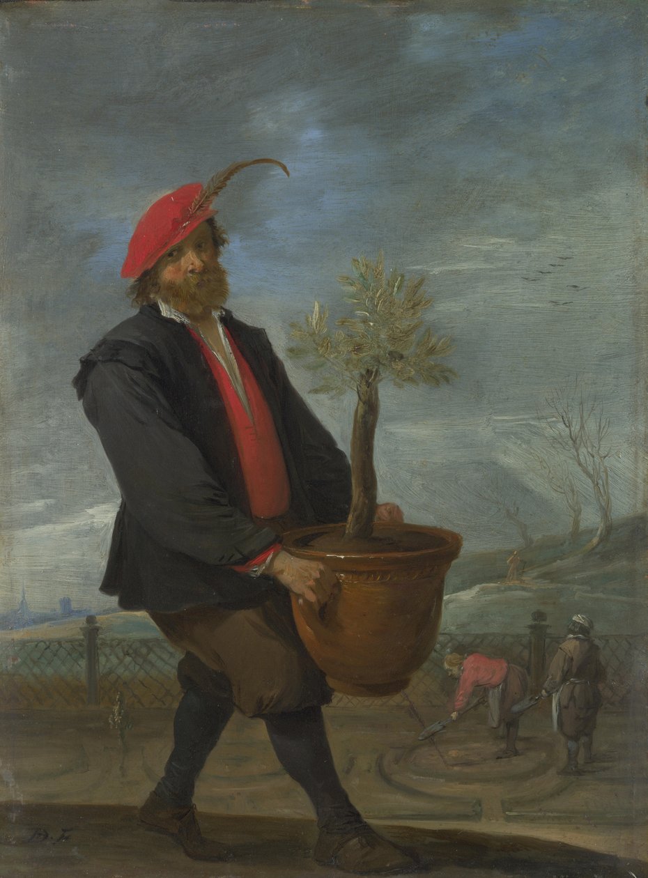 Wiosna Z cyklu Cztery pory roku, ok. 201 1644 autorstwa David Teniers the Younger