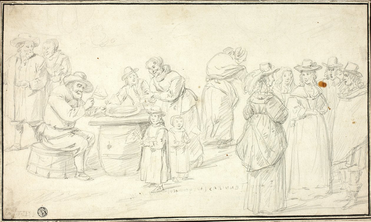 Badanie na potrzeby Country Festival w pobliżu Antwerpii autorstwa David Teniers the Younger