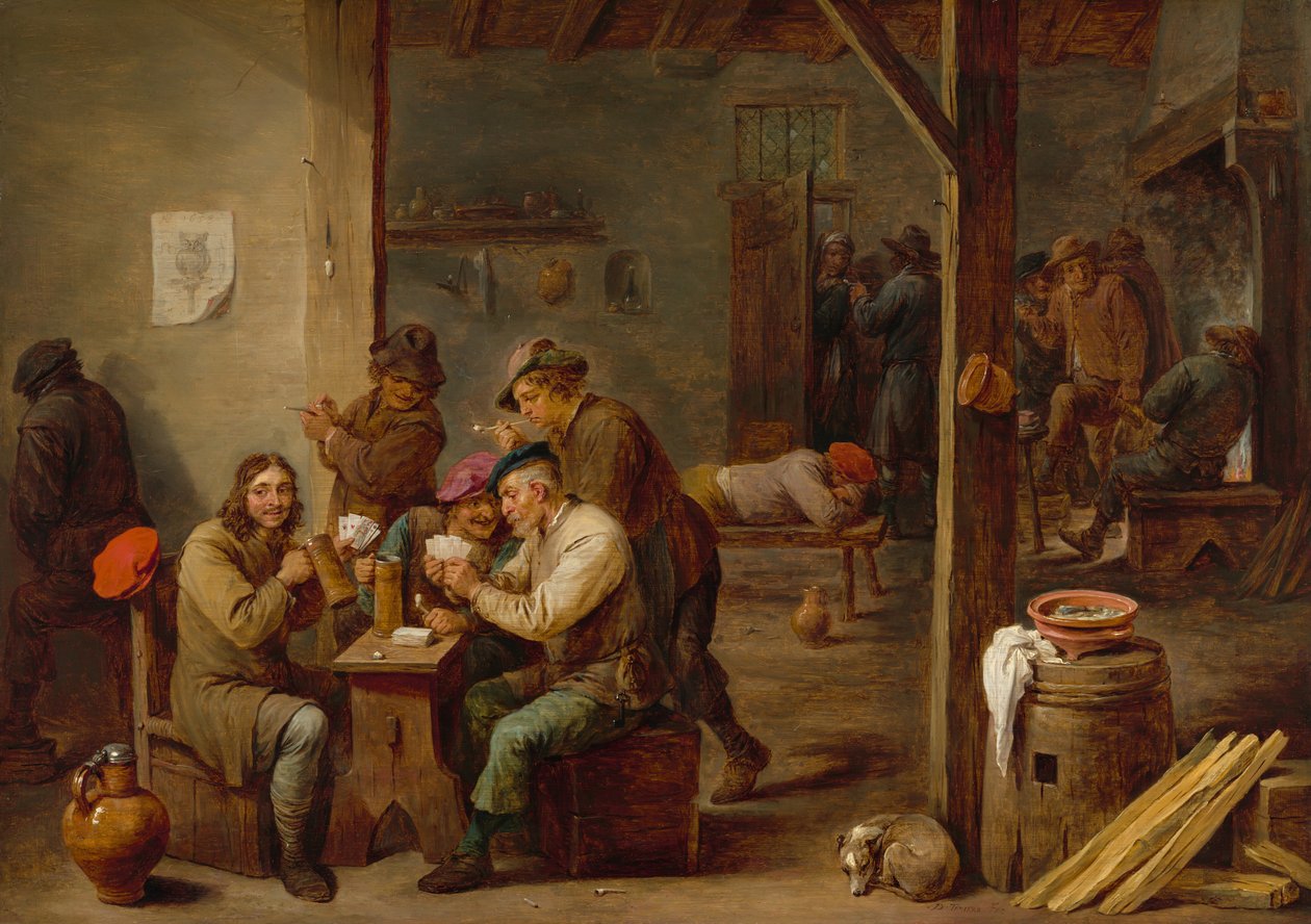 Scena tawerny autorstwa David Teniers the Younger