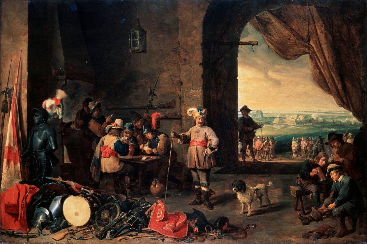 Wartownia, 1642 autorstwa David Teniers the Younger