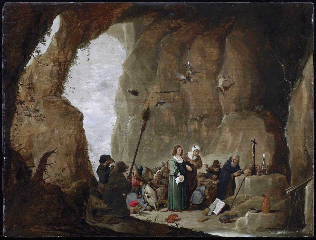 Kuszenie świętego Antoniego autorstwa David Teniers the Younger