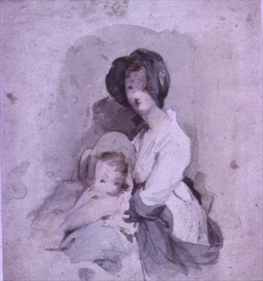 Studium dziecka w Peep o Day Boy autorstwa David Wilkie