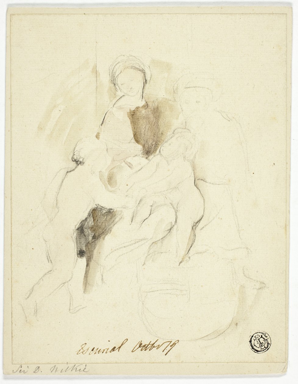 Święta Rodzina w Escorialu autorstwa David Wilkie