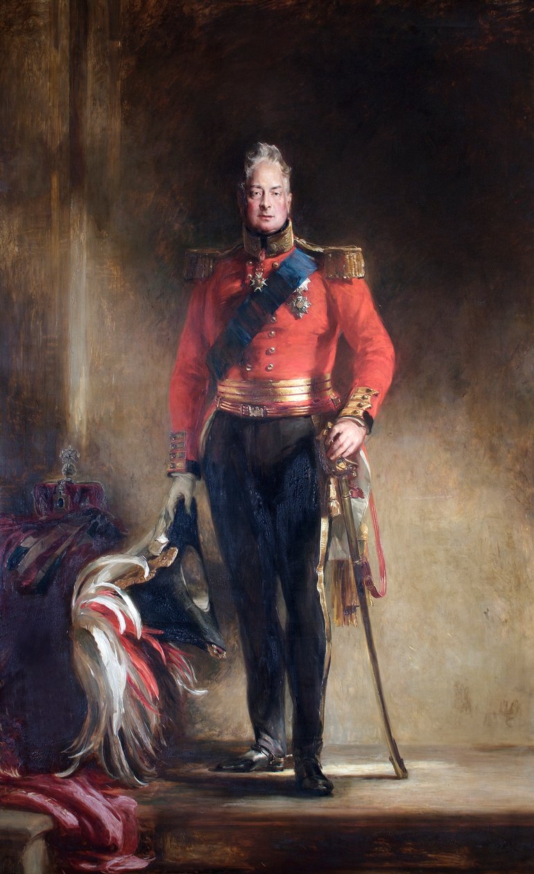 Król Wilhelm IV (olej na płótnie) autorstwa David Wilkie
