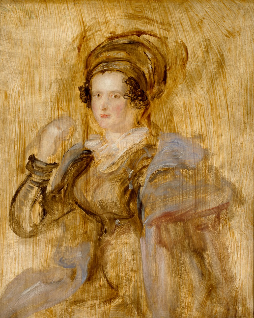 Maria, Lady Callcott, koniec lat 30. XIX wieku autorstwa David Wilkie
