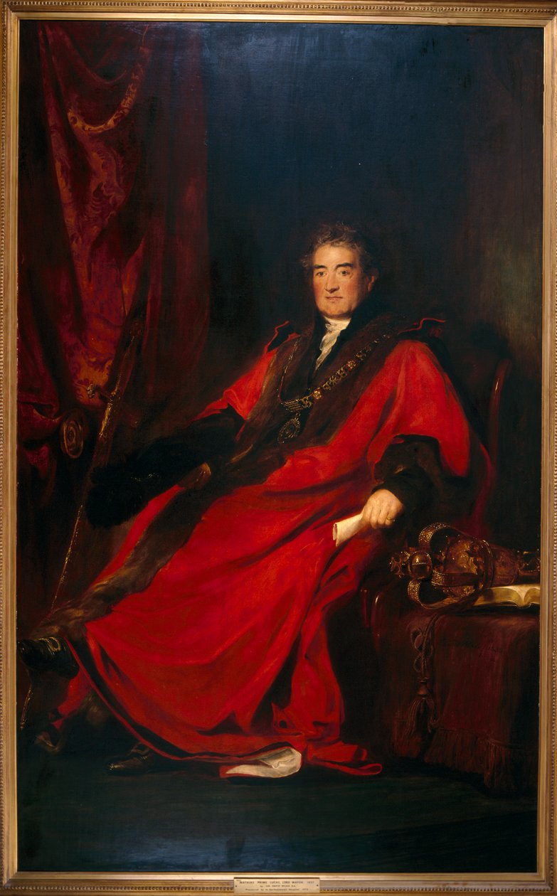 Matthias Prime Lukas, burmistrz 1827 i prezes szpitala św. Bartłomieja autorstwa David Wilkie