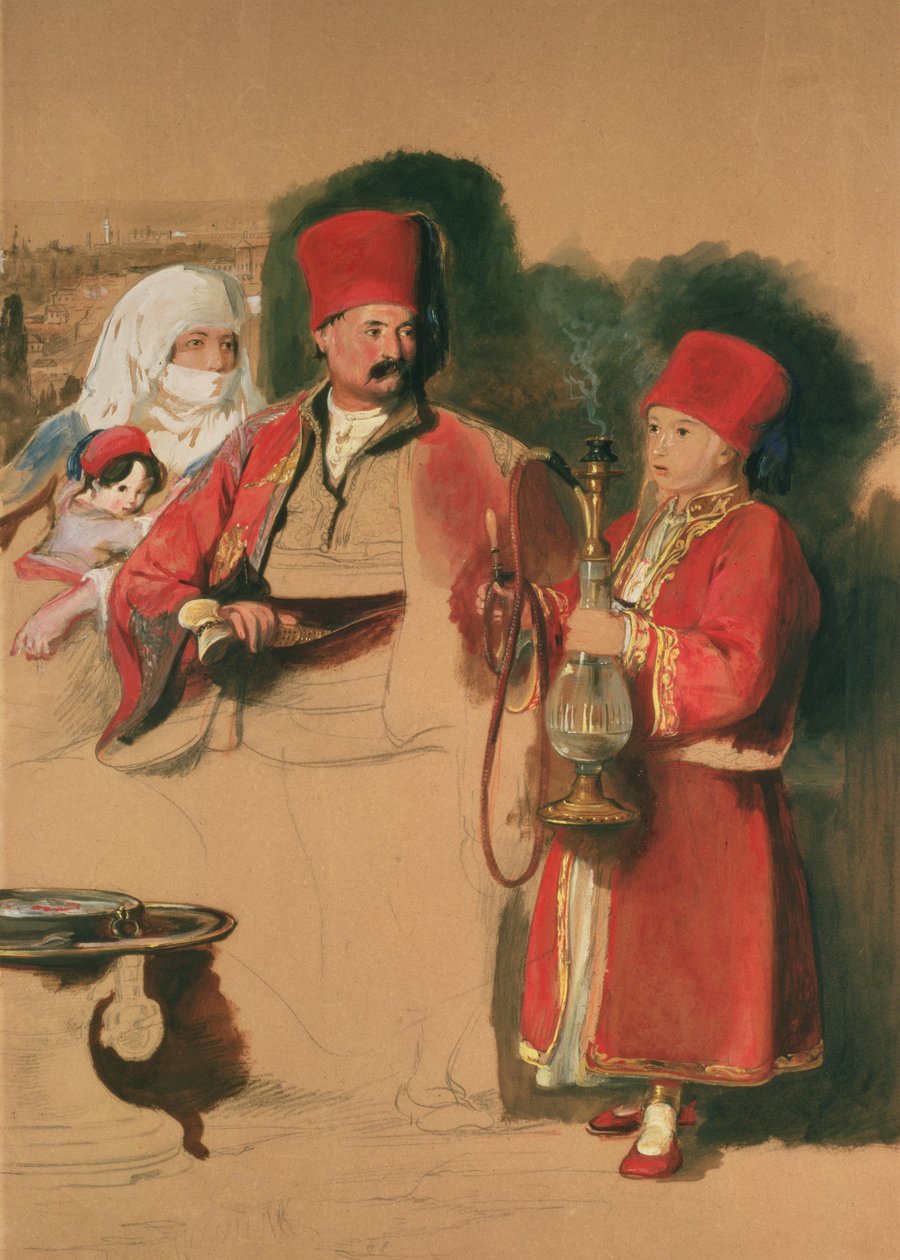 Portret Sotiri, XIX w. autorstwa David Wilkie