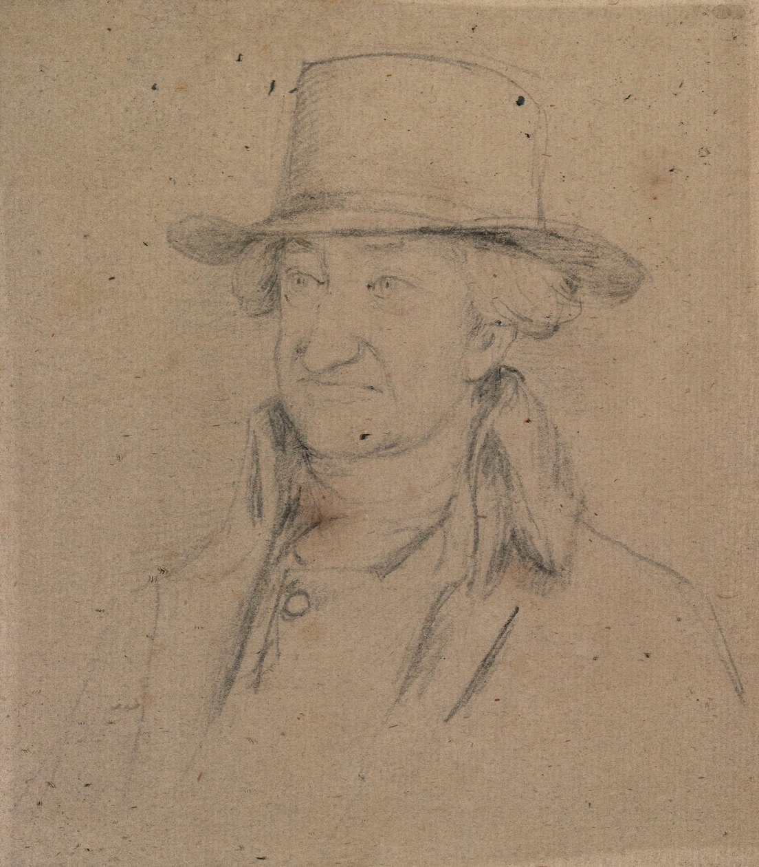 Portret dżentelmena w kapeluszu autorstwa David Wilkie