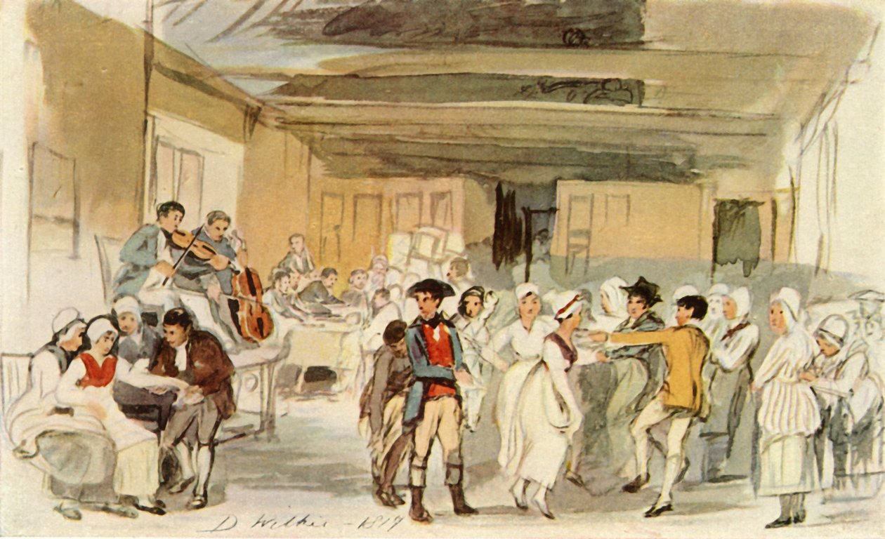 Studium do „Penny Wedding”, 1817, 1946. autorstwa David Wilkie