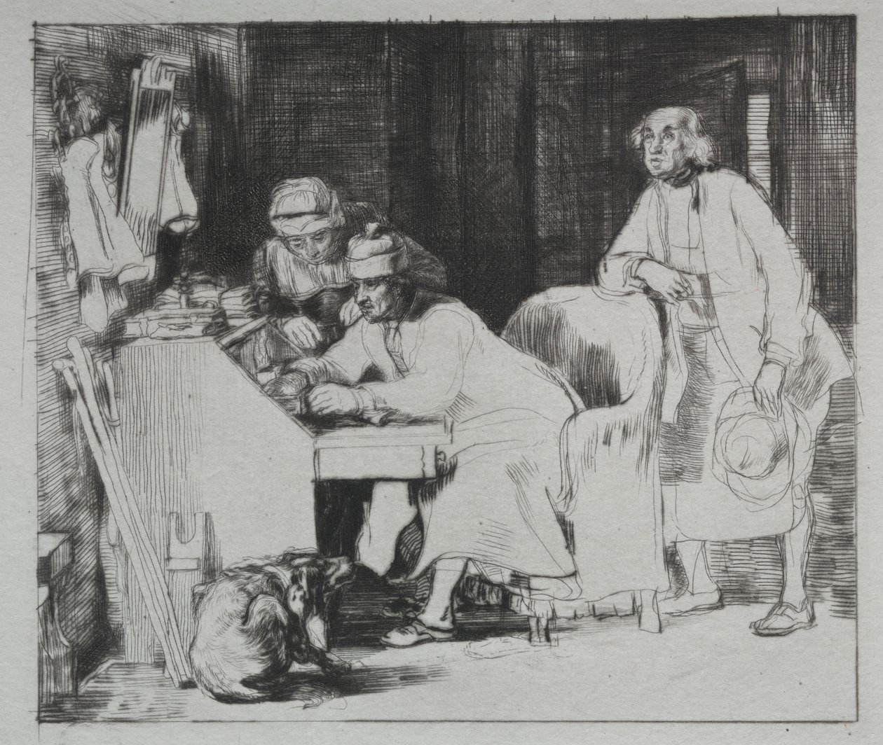 Zaginiony paragon, 1824. autorstwa David Wilkie