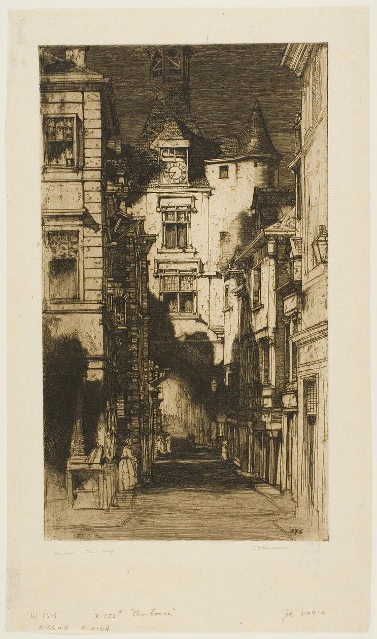 Amboise autorstwa David Young Cameron