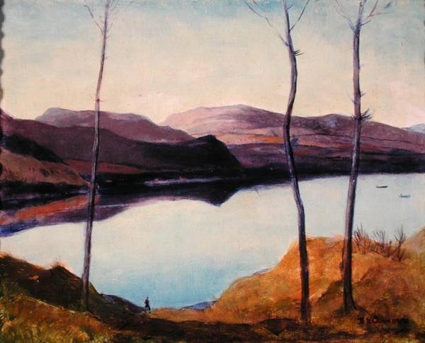 Loch Ness, ok.1910 autorstwa David Young Cameron