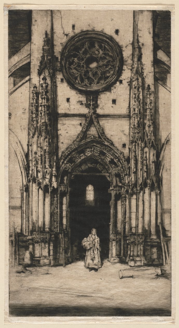 Stary St. Etienne autorstwa David Young Cameron
