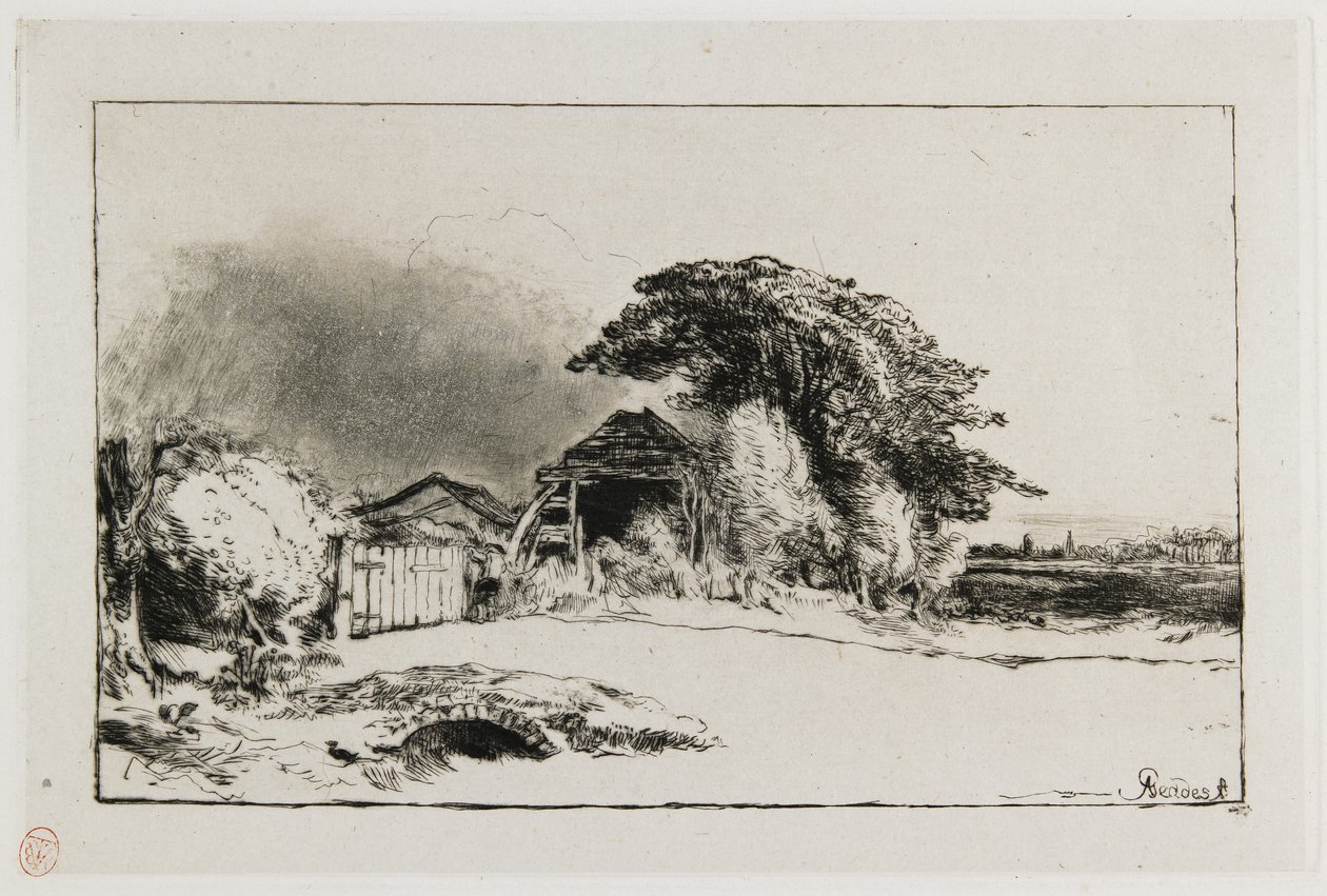 Brama Królowej Anny, 1899 autorstwa David Young Cameron