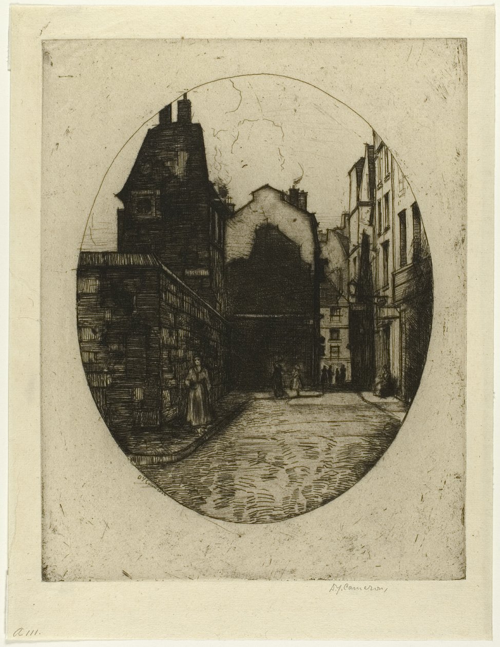 Rue Saint Julien le Pauvre, płyta szósta z Paris Set autorstwa David Young Cameron