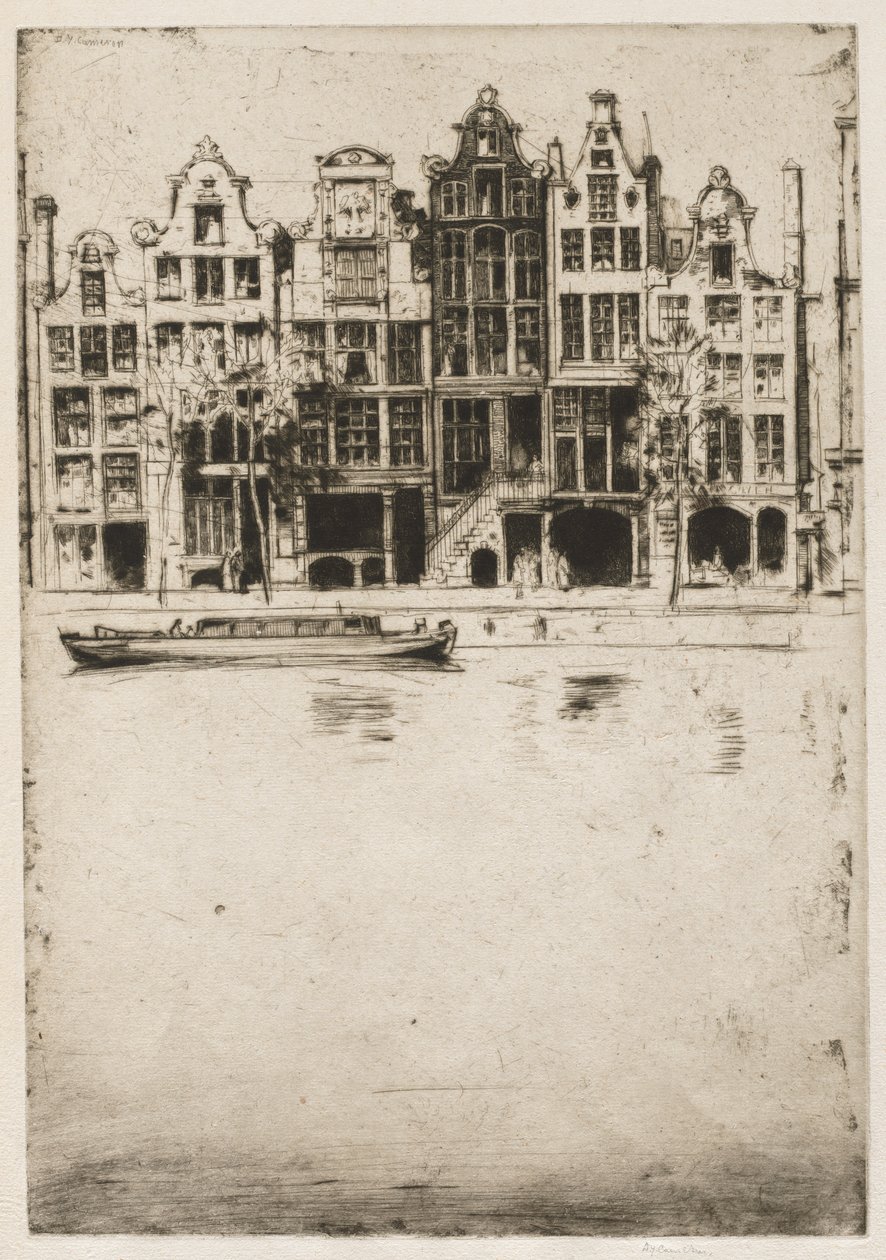 Pamięć o Amsterdamie autorstwa David Young Cameron