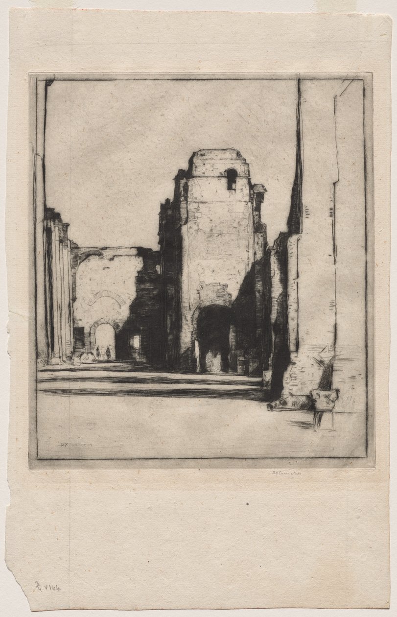 Tepidarium, Termy Karakalli autorstwa David Young Cameron
