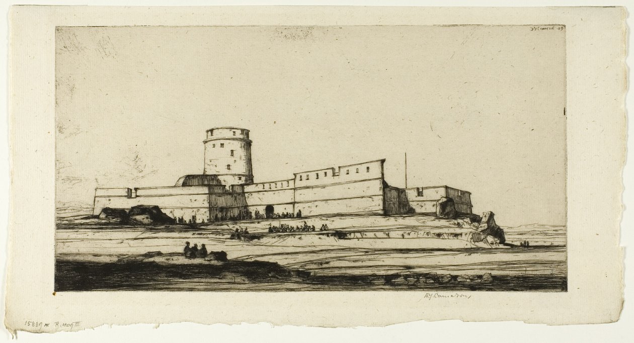 Fort turecki autorstwa David Young Cameron