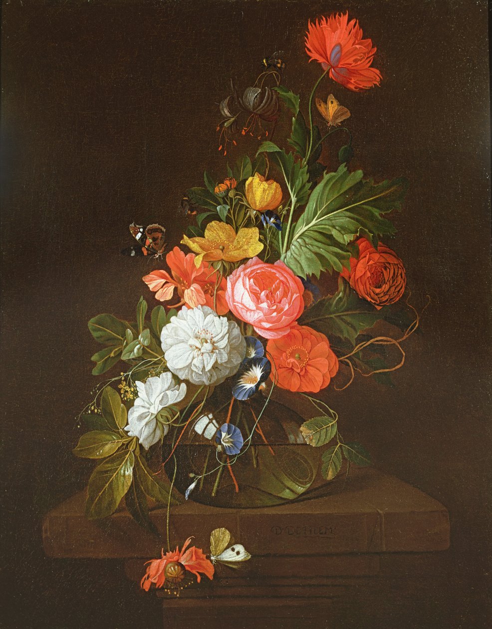 Martwa natura kwiatów autorstwa David de II Heem