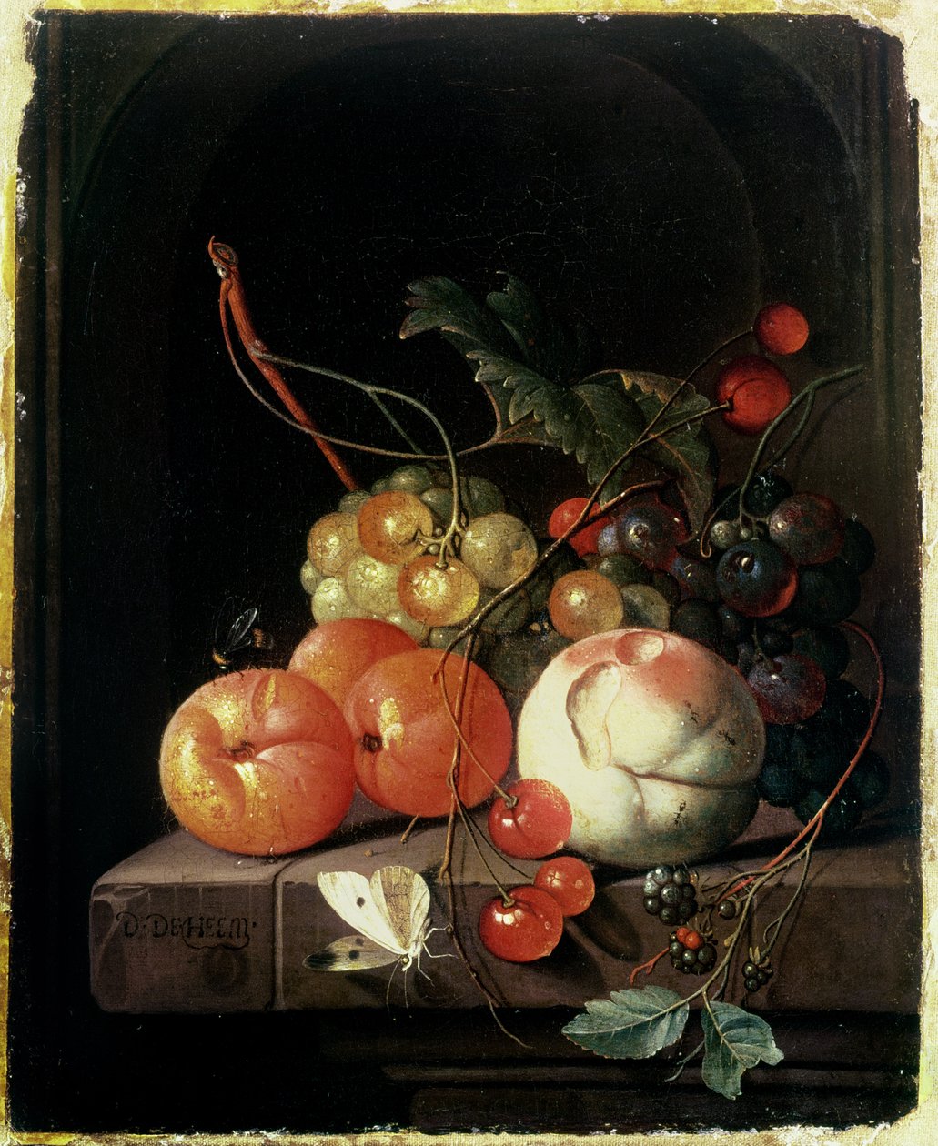 Martwa natura z owoców, XVII wiek autorstwa David de II Heem