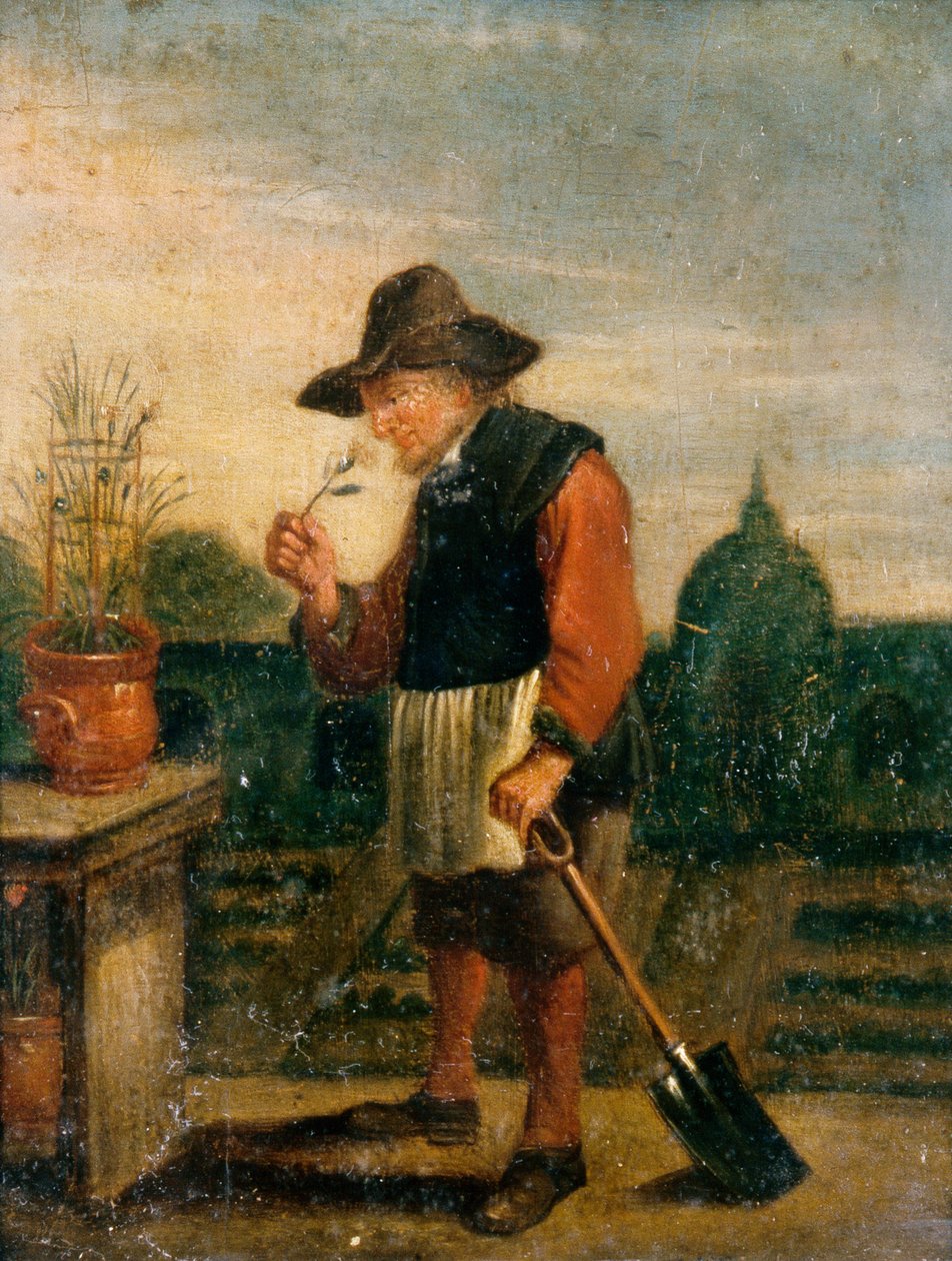 Zapach, ok. 1800 (olej na panelu) autorstwa David the Younger (after) Teniers