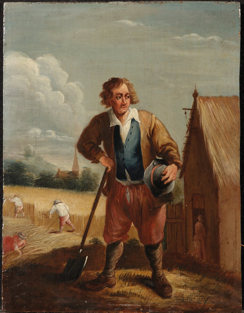 Alegoria czterech żywiołów: Ziemia (olej na panelu) autorstwa David the Younger (follower of) Teniers