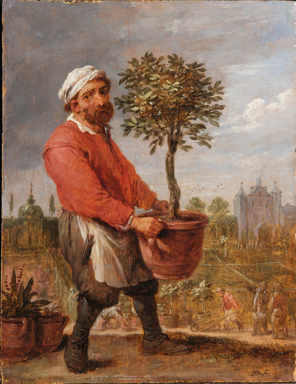 Alegoria czterech pór roku: wiosna autorstwa David Teniers the Younger