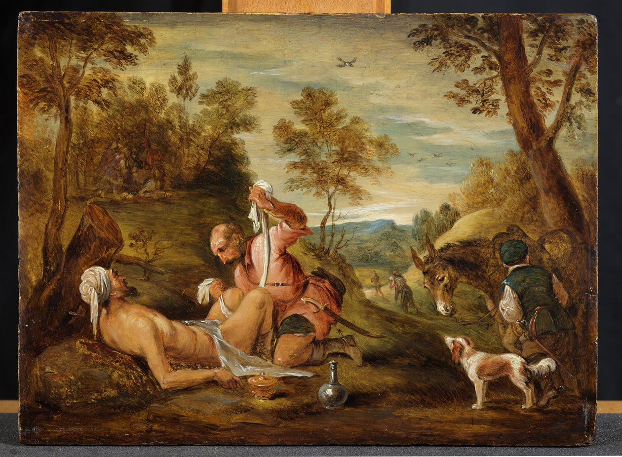 Dobry Samarytanin, The autorstwa David Teniers the Younger