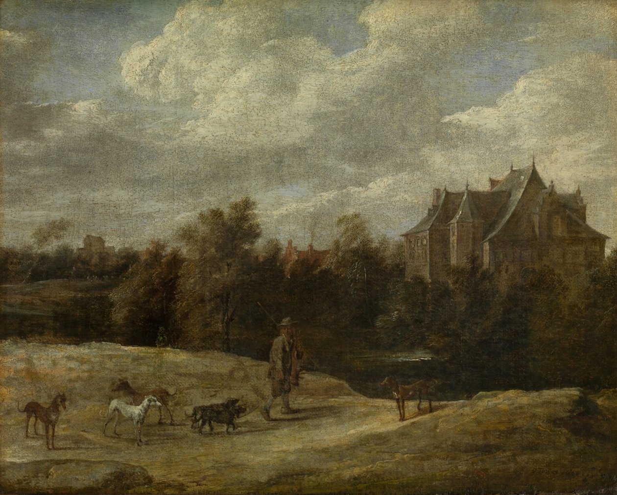 Powrót z polowania autorstwa David the Younger Teniers
