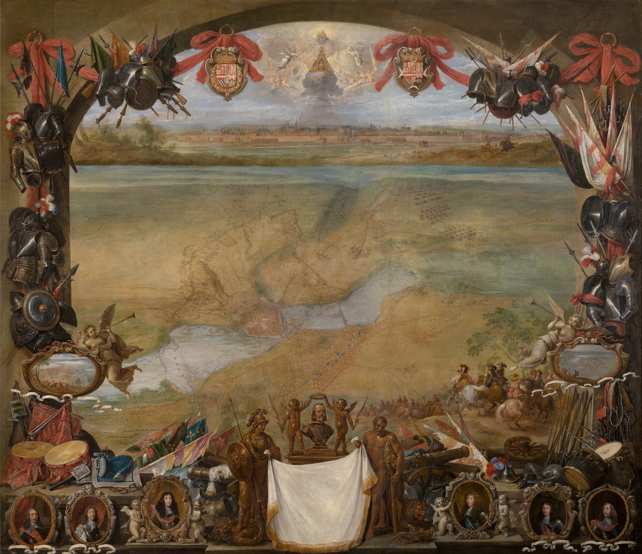Miasto Valenciennes autorstwa David the Younger Teniers