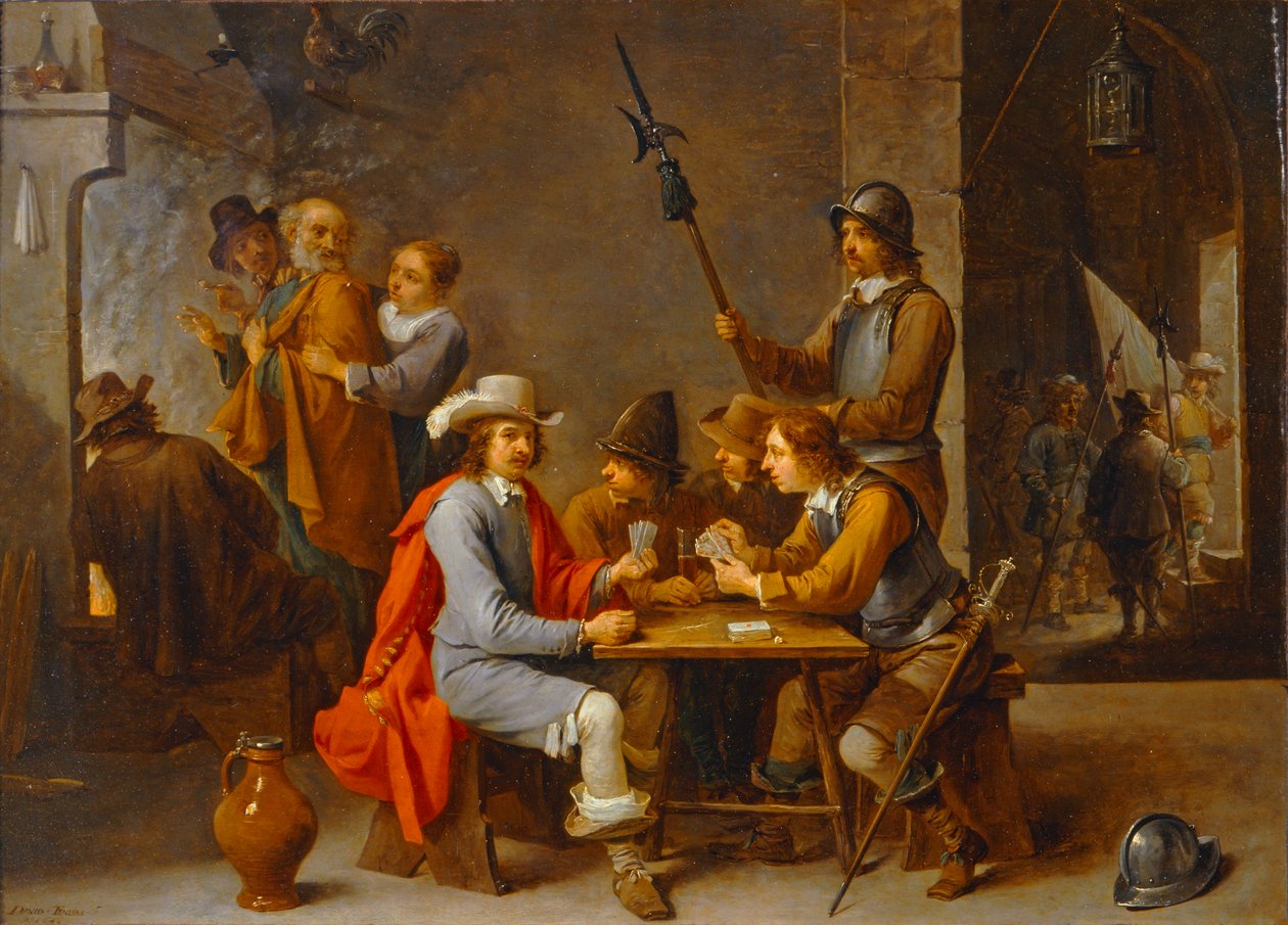 Zaparcie się świętego Piotra autorstwa David the Younger Teniers