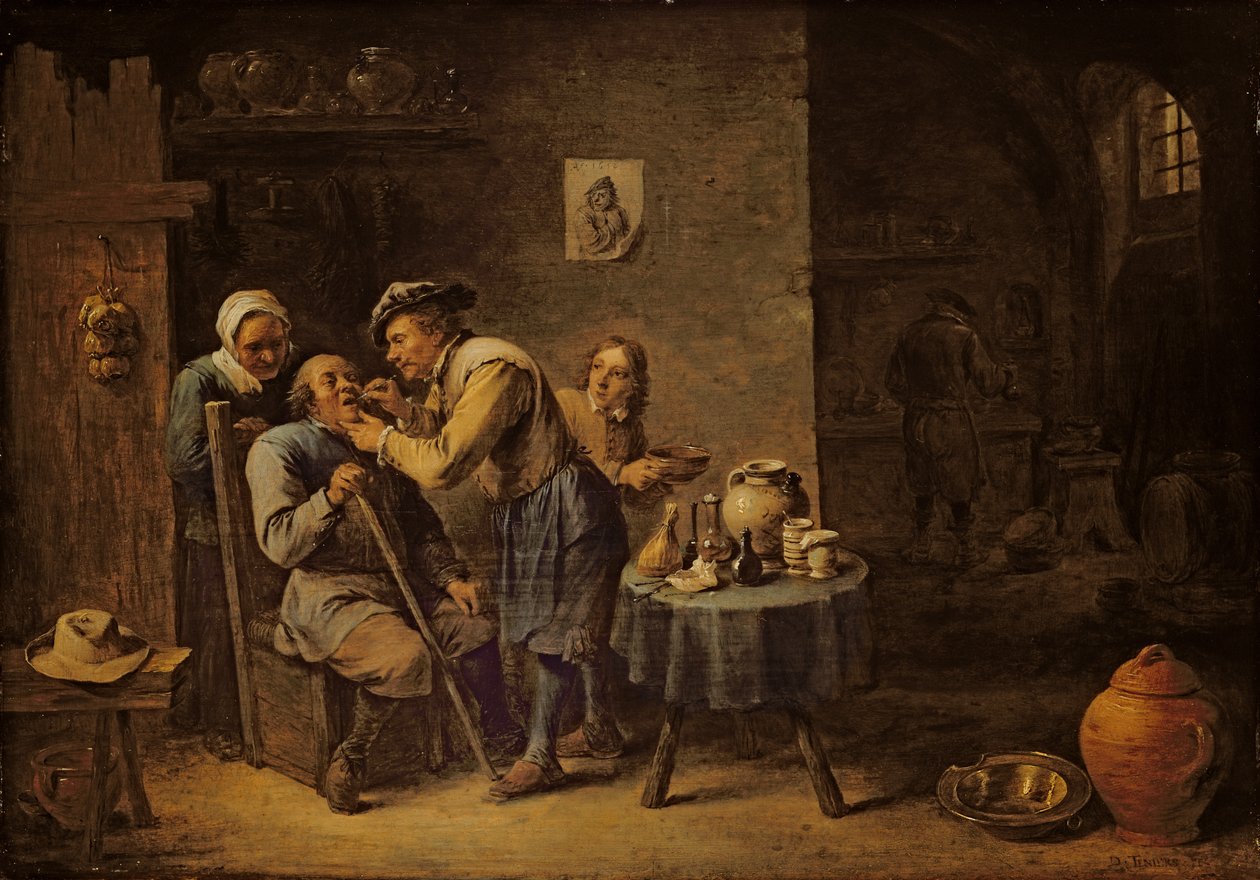Dentysta autorstwa David the Younger Teniers