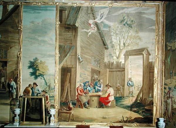 Gra w karty autorstwa David Teniers the Younger