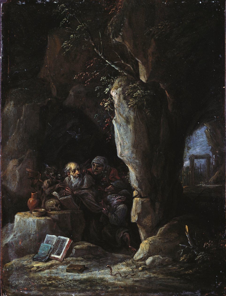 Kuszenie św. Antoniego autorstwa David Teniers the Younger