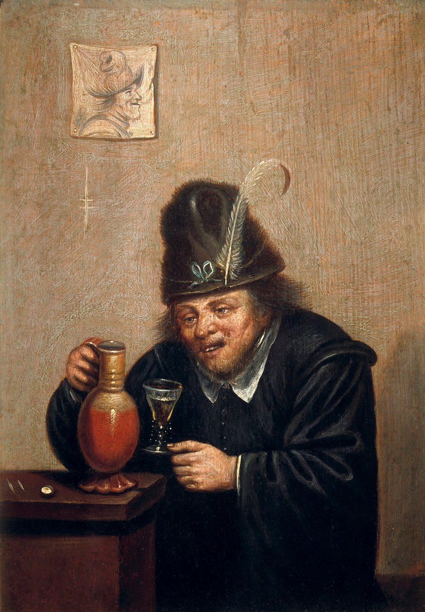 Pijący autorstwa David Teniers the Younger