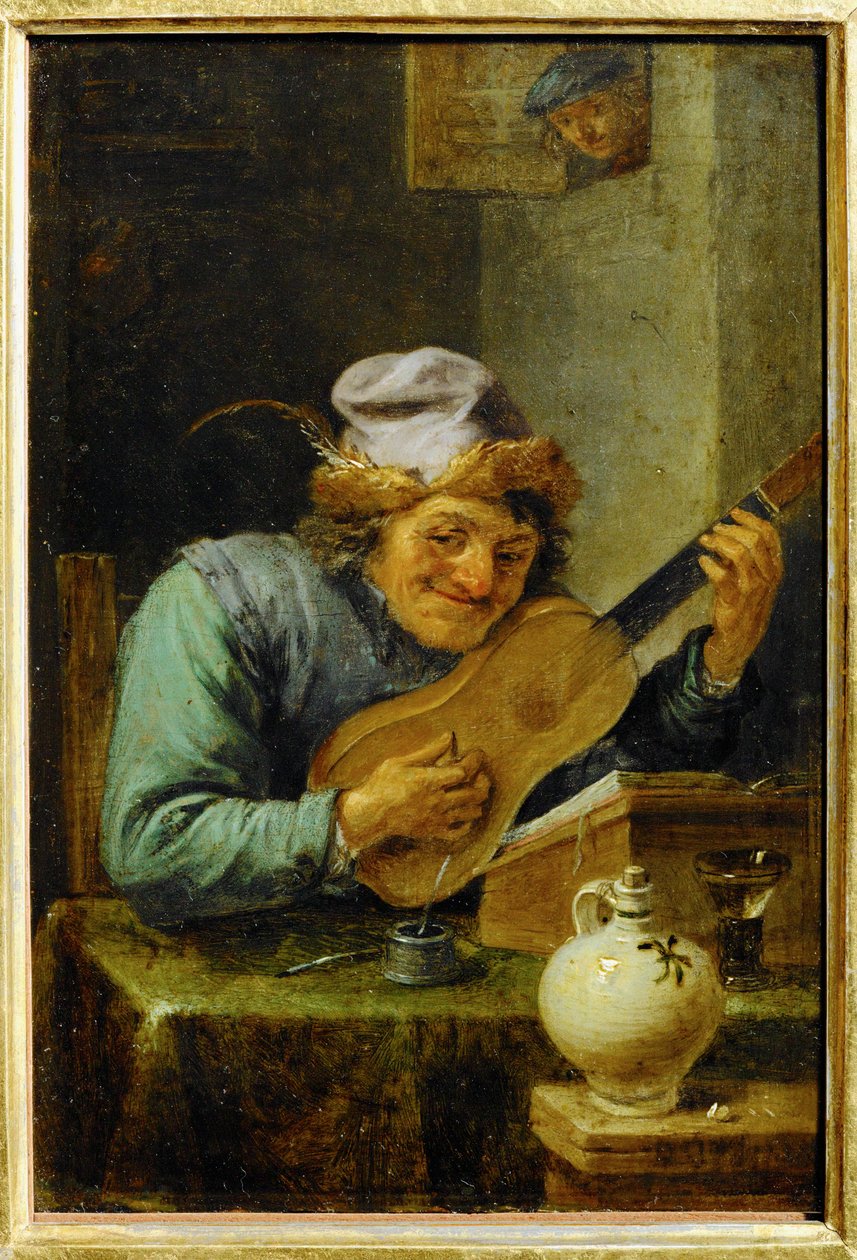Gitarzysta ... autorstwa David the Younger Teniers