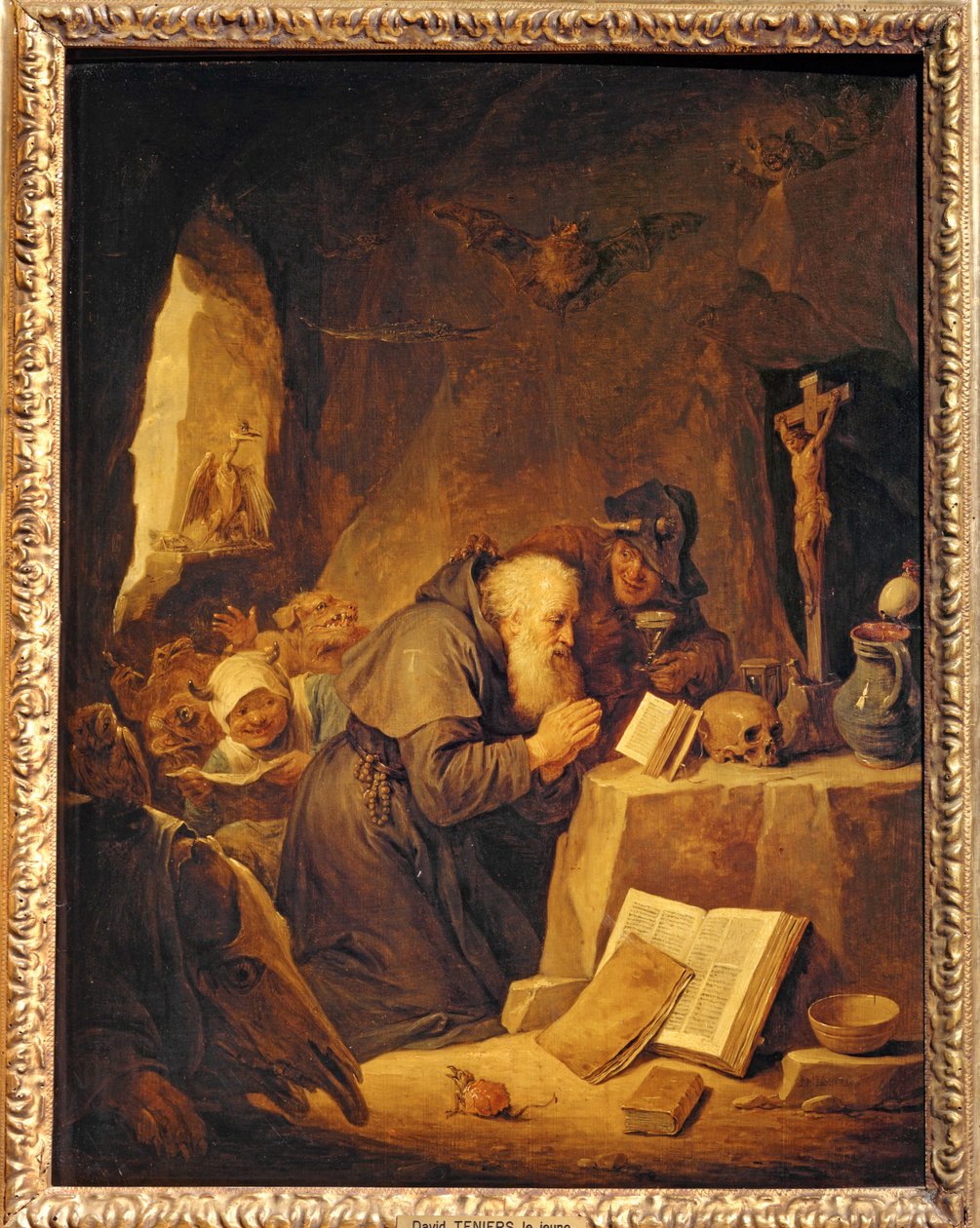 Kuszenie świętego Antoniego ... autorstwa David the Younger Teniers