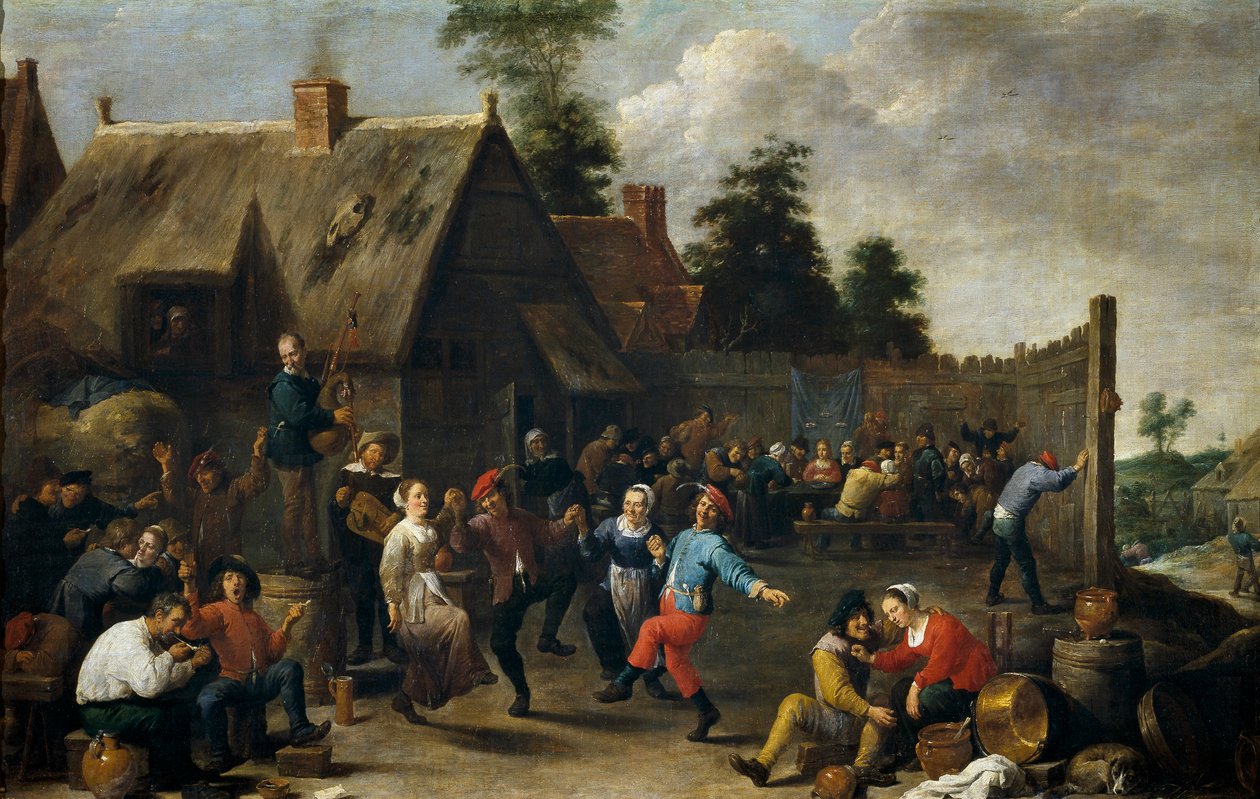 Festiwal i święto wsi autorstwa David the Younger Teniers