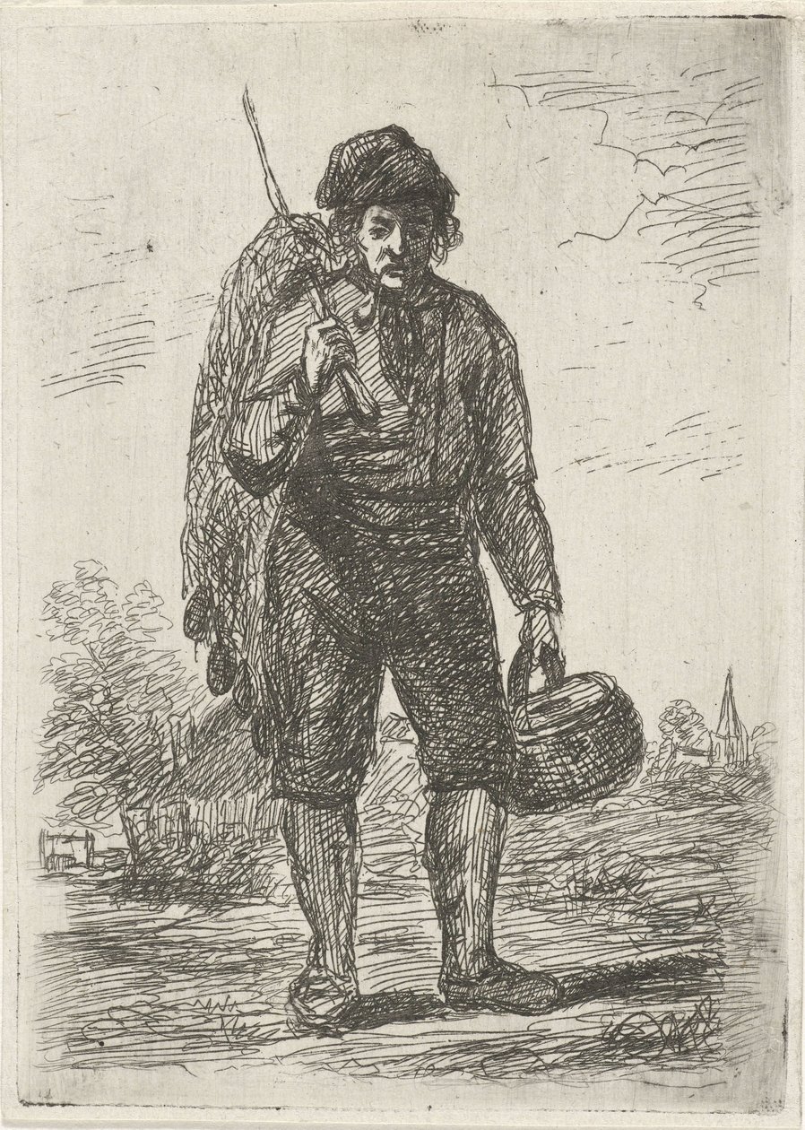 Visser autorstwa David van der Kellen