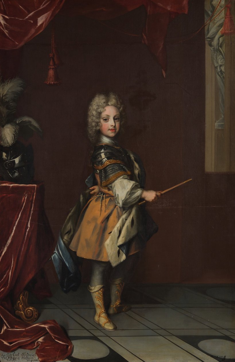 Karol Fryderyk (1700-1739), książę Holsztynu-Gottorp, 1706 autorstwa David von Krafft