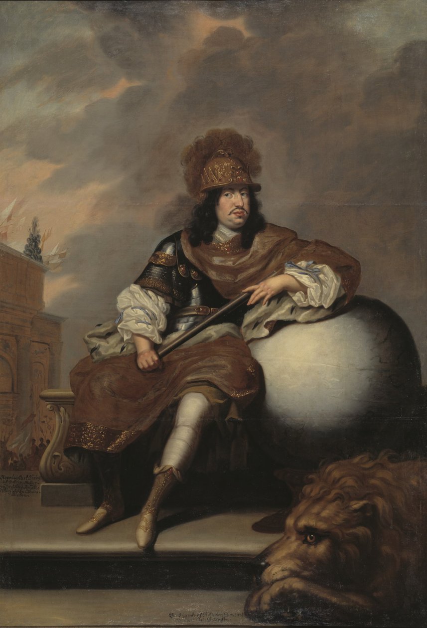 Karol X Gustaw, 1622-1660, król Szwecji, hrabia palatyn Zweibrücken autorstwa David von Krafft