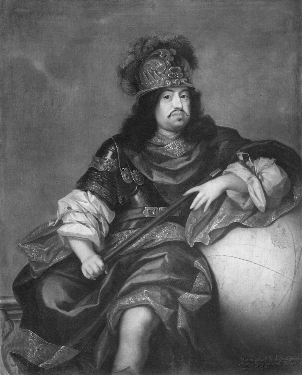Karol X Gustaw, 1622-1660, król Szwecji, hrabia palatyn Zweibrücken autorstwa David von Krafft