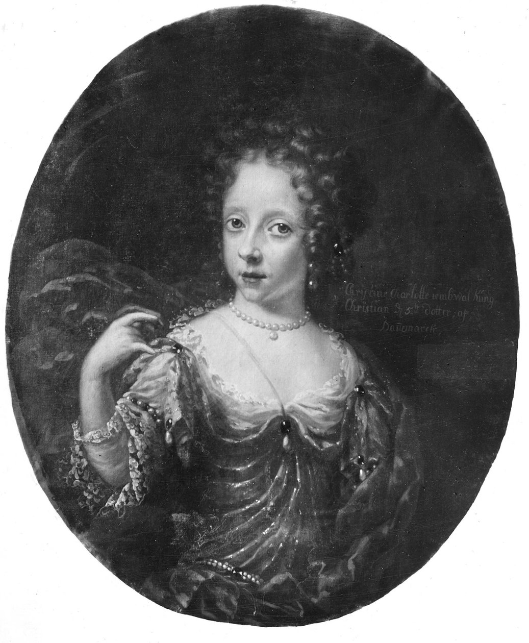 Krystyna Charlotta, 1679-1689, księżniczka Danii autorstwa David von Krafft