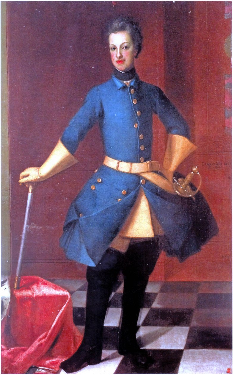 Portret Karola Fryderyka z Holstein-Gottorp (1700-1739) autorstwa David von Krafft
