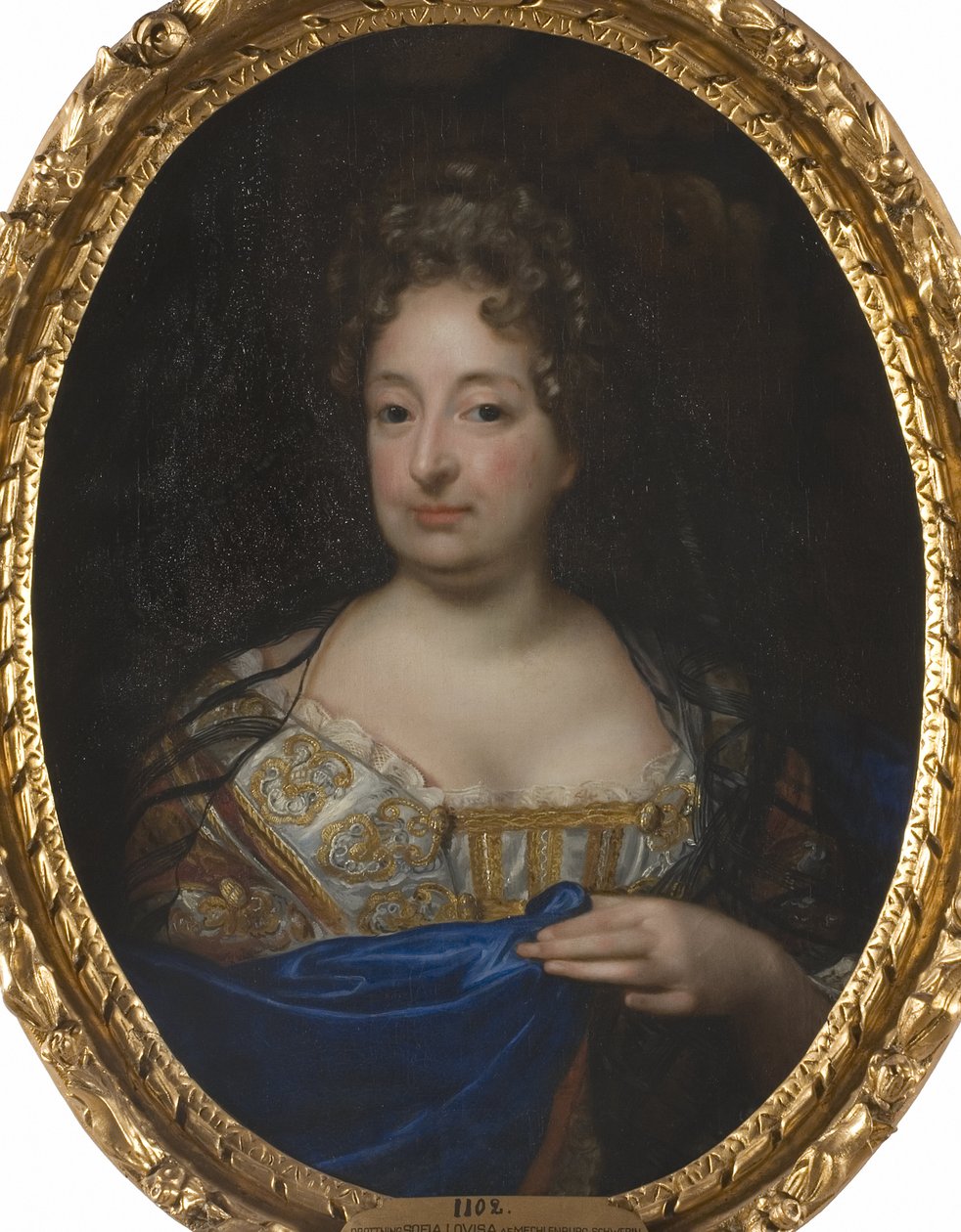 Sophie Charlotte Hanover, Queen of Pruss - Portret Zofii Charlotte Hanover (1668-1705), królowej Prus, autorstwa Kraffta, Davida, von (1655-1724). Olej na płótnie. Rozmiar: 88x70cm. Muzeum Narodowe w Sztokholmie autorstwa David von Krafft