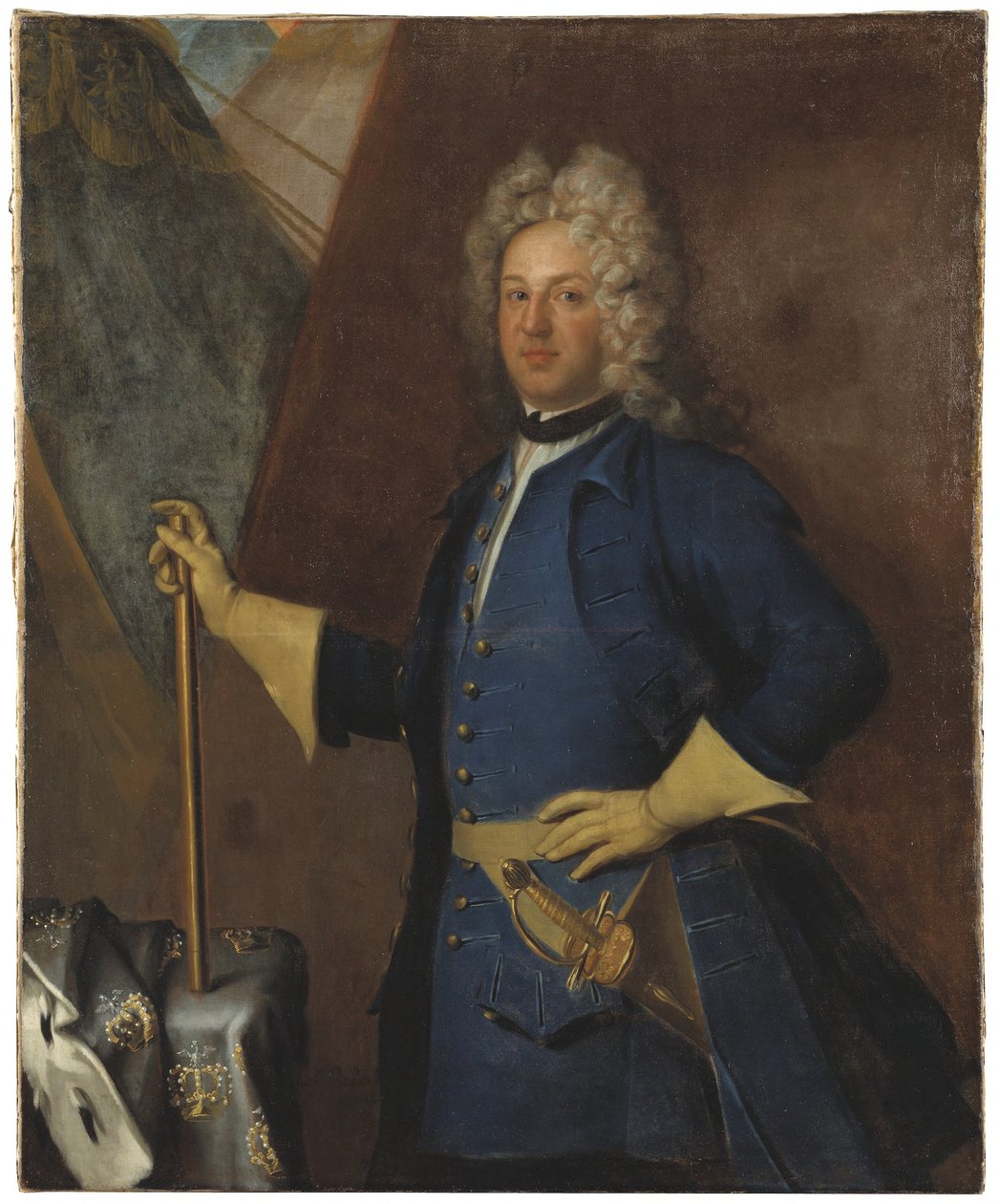 Stanisław Leszczyński (1677-1766), król Polski, książę Lotaryngii i Baru, 1711 autorstwa David von Krafft