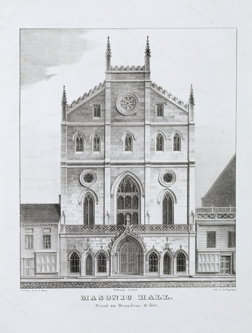 Sala masońska autorstwa Davis Andrew Jackson