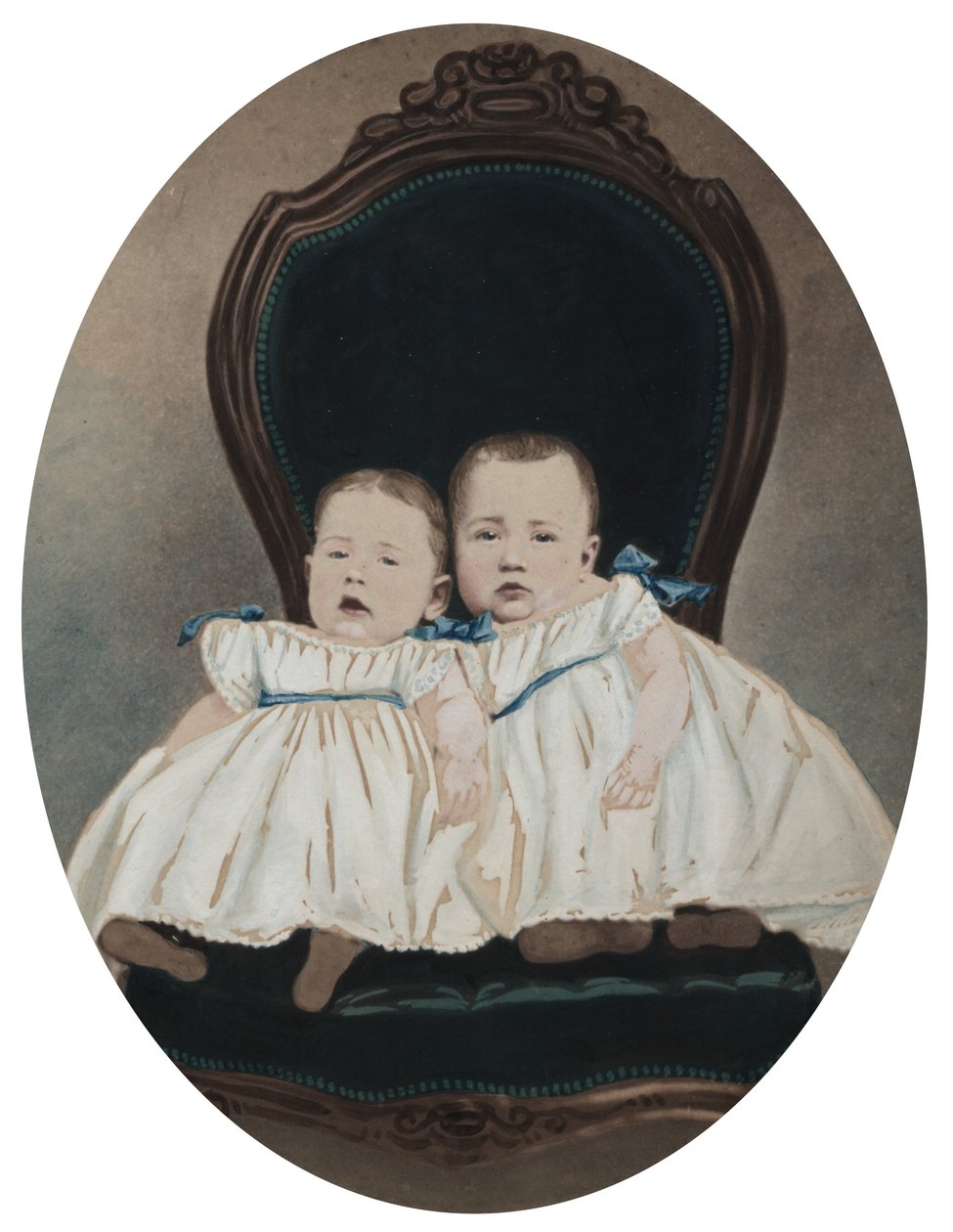 Bliźniacze dzieci, ok. 1870. autorstwa Davis Brothers